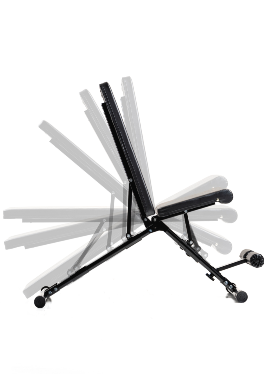 Sammenleggbar treningsbenk