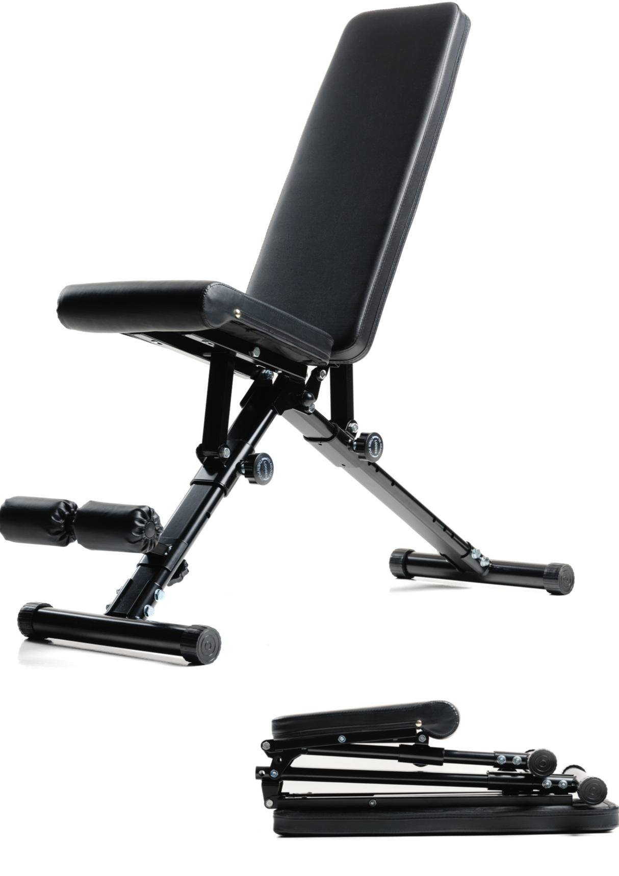 Sammenleggbar treningsbenk