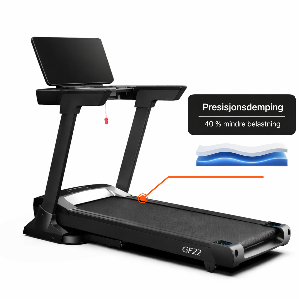 Tredemølle GF22 (22km/t)